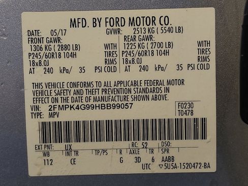 Used 2017 Ford Edge SE AWD/4WD image 33