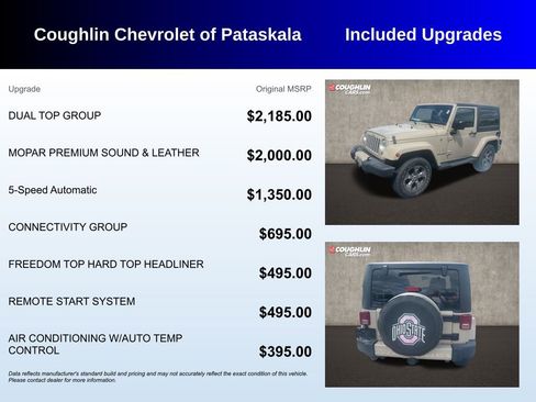 Used 2016 Jeep Wrangler Sahara w/ Dual Top Group AWD/4WD image 3