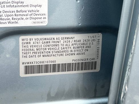 Used 2008 Volkswagen Passat 2.0T FWD image 19
