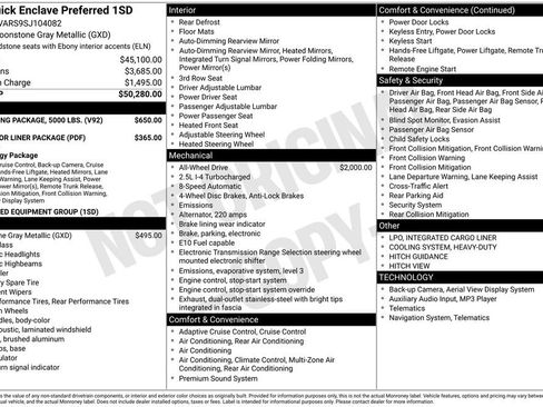 Used 2025 Buick Enclave Preferred w/ Trailering Package, 5000 lbs. image 2