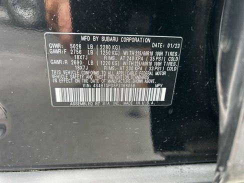 Used 2023 Subaru Outback Touring XT image 45