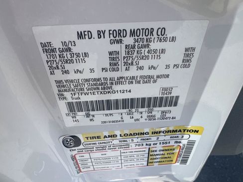 Used 2013 Ford F150 Lariat w/ Luxury Equipment Group AWD/4WD image 15