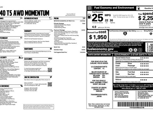 Used 2021 Volvo XC40 T5 Momentum image 2