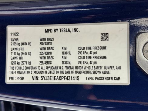 Used 2023 Tesla Model 3 Standard Range image 47