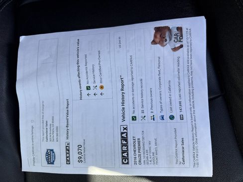 Used 2016 Chevrolet Cruze Premier image 14