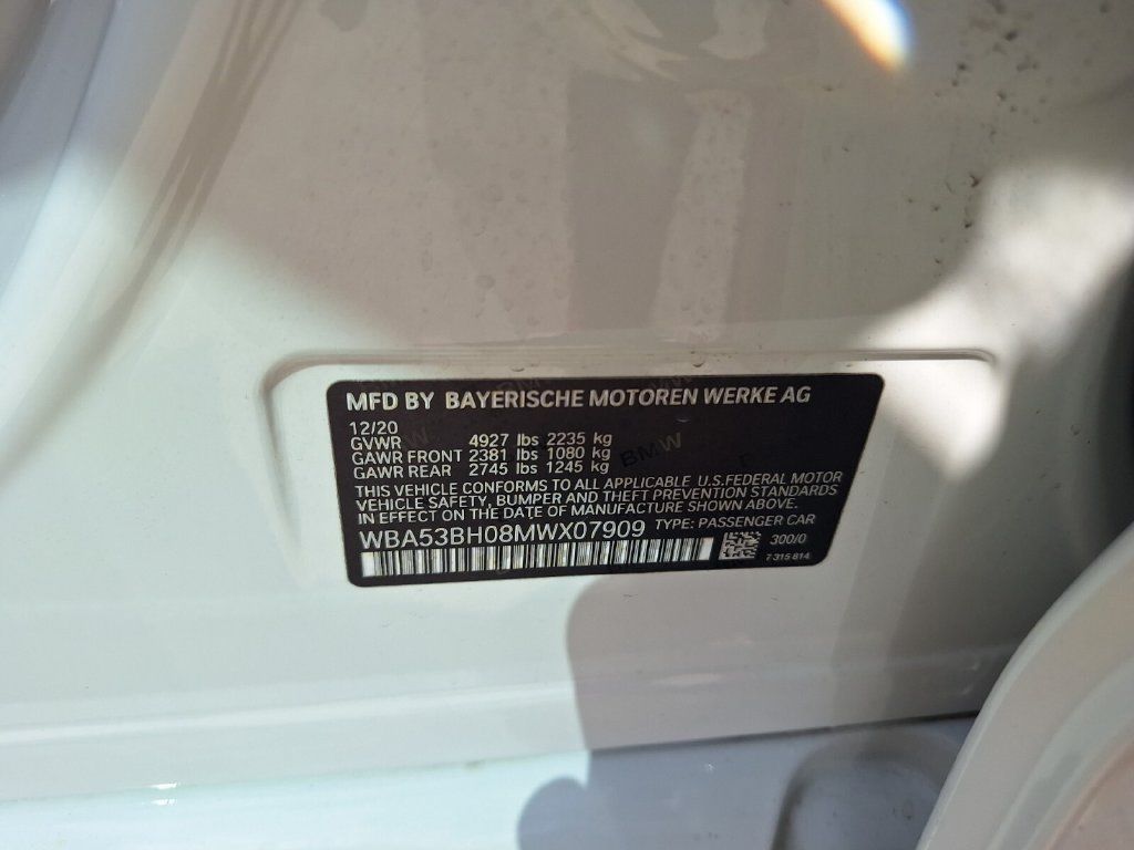 Used 2021 BMW 530i w/ M Sport Package RWD image 30