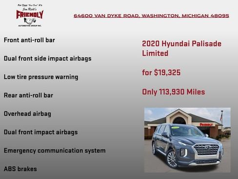 Used 2020 Hyundai Palisade Limited AWD/4WD image 20
