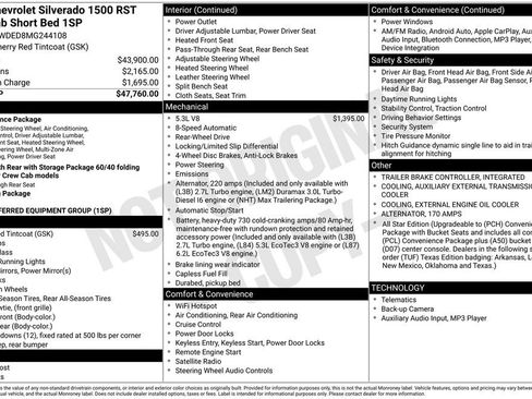 Used 2021 Chevrolet Silverado 1500 RST RWD image 6