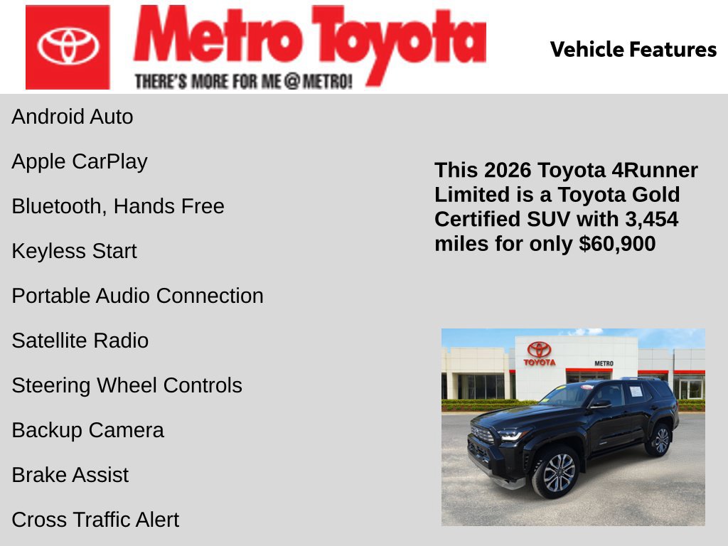 Certified 2026 Toyota 4Runner Limited AWD/4WD image 16