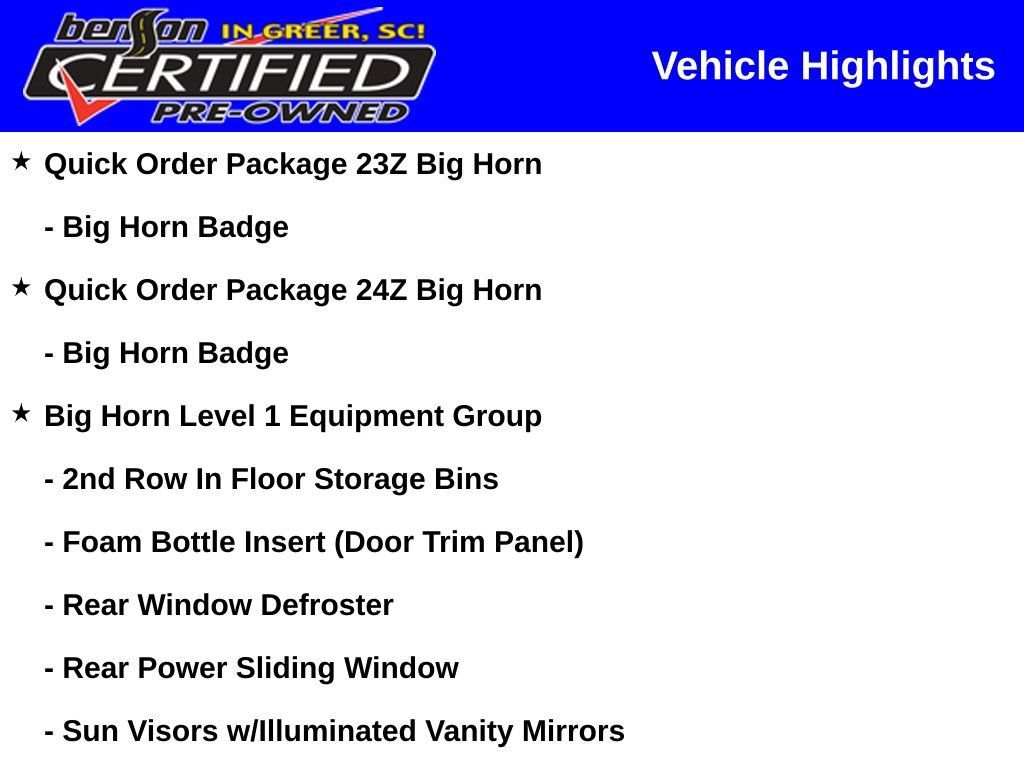Used 2021 RAM 1500 Big Horn w/ Trailer Tow Group RWD image 2