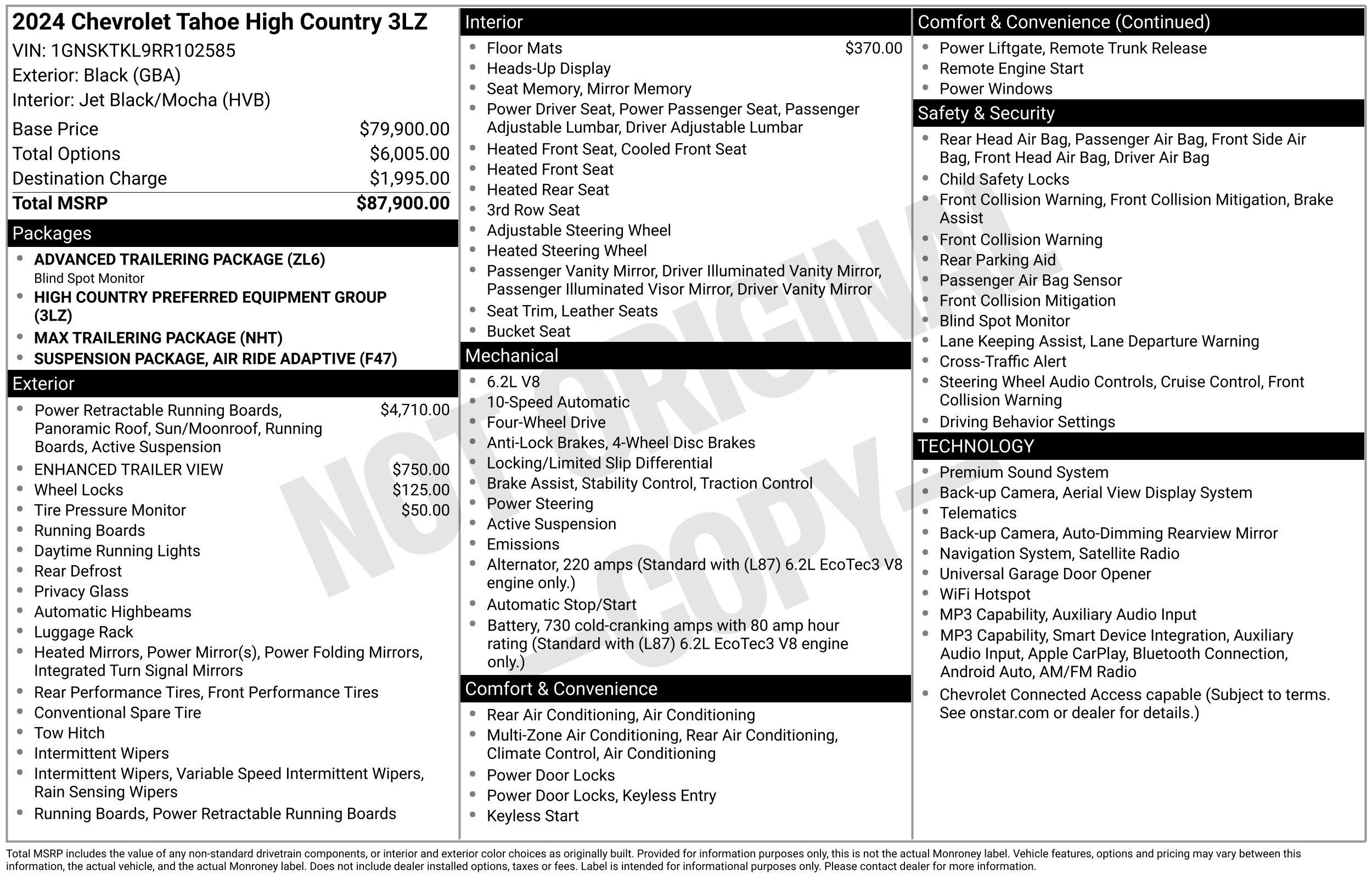 Used 2024 Chevrolet Tahoe High Country AWD/4WD image 51
