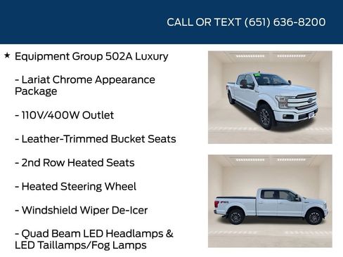 Used 2019 Ford F150 Lariat w/ Equipment Group 502A Luxury image 10