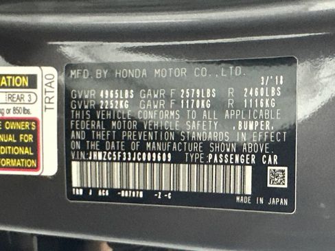 Used 2018 Honda Clarity Touring image 32