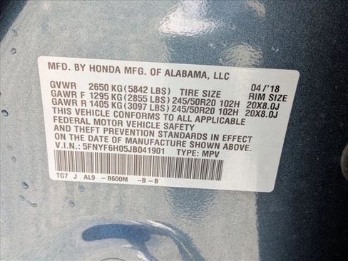 Used 2018 Honda Pilot Elite image 26