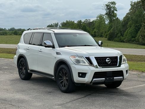 Used 2017 Nissan Armada Platinum w/ Captain Seat Package AWD/4WD image 1