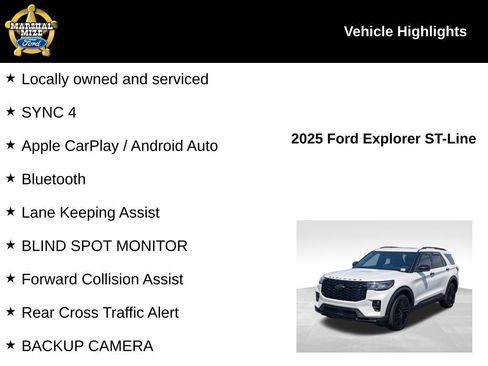 Used 2025 Ford Explorer ST-Line AWD/4WD image 2