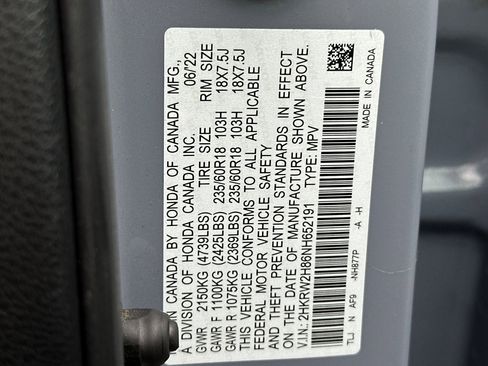 Used 2022 Honda CR-V EX-L image 40
