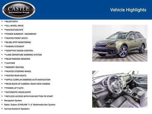 Used 2022 Subaru Outback Limited XT image 3
