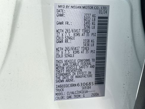 Used 2024 Nissan Frontier SV w/ SV Convenience Package RWD image 24