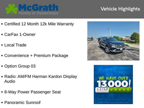 Used 2022 Hyundai Santa Fe SEL w/ Convenience + Premium Package AWD/4WD image 6