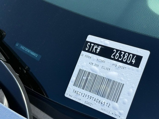 New 2026 Honda Accord Sport image 30