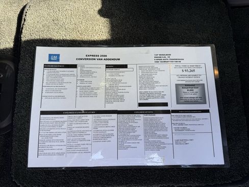 New 2025 Chevrolet Express 2500 w/ Driver Convenience Package image 33