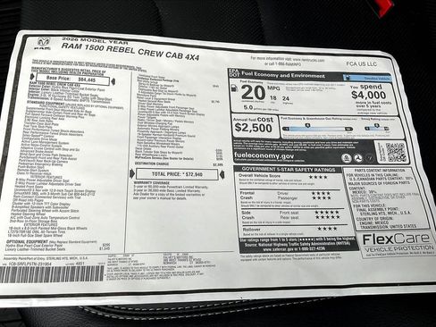 New 2026 RAM 1500 Rebel w/ Rebel Level 2 Equipment Group image 14