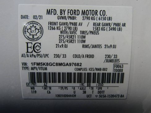 Used 2021 Ford Explorer ST w/ ST Street Pack AWD/4WD image 28