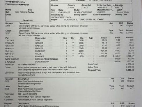 Used 2013 Chevrolet Silverado 2500 W/T image 3