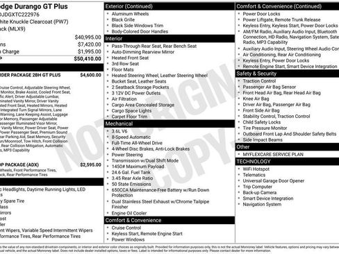 New 2026 Dodge Durango GT AWD/4WD image 9