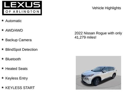 Used 2022 Nissan Rogue SV AWD/4WD image 7