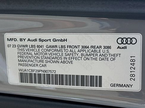 Used 2023 Audi RS 6 w/ Executive Package AWD/4WD image 50