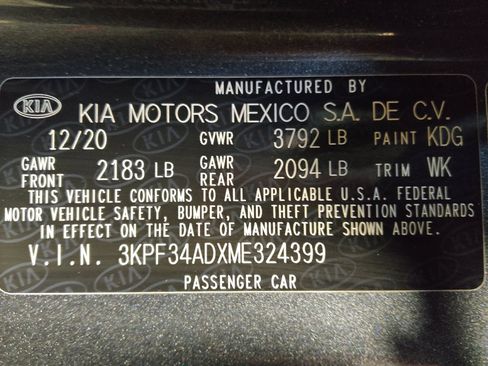 Used 2021 Kia Forte GT-Line w/ GT-Line Premium Package FWD image 33