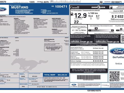 Used 2019 Ford Mustang GT Premium w/ Equipment Group 401A RWD image 33