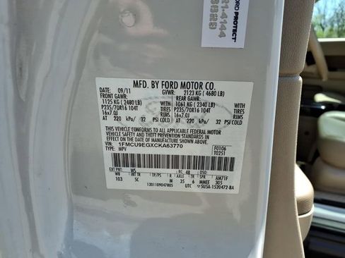 Used 2012 Ford Escape Limited AWD/4WD image 19