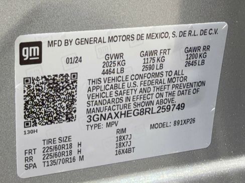 Certified 2024 Chevrolet Equinox LS w/ LS Convenience Package FWD image 29