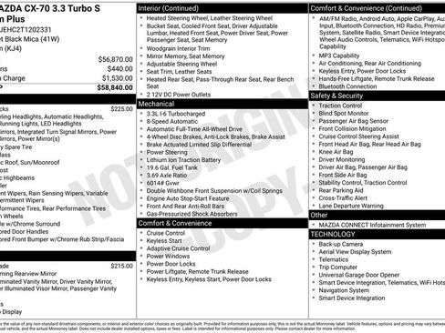 Certified 2026 MAZDA CX-70 3.3 Turbo S w/ Premium Plus AWD/4WD image 41