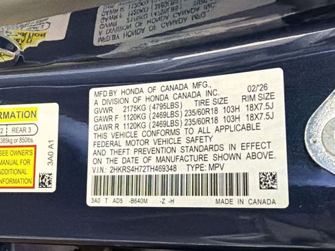 New 2026 Honda CR-V EX-L image 18