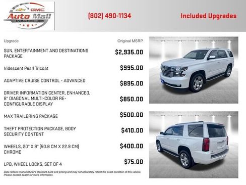Used 2019 Chevrolet Tahoe Premier AWD/4WD image 4
