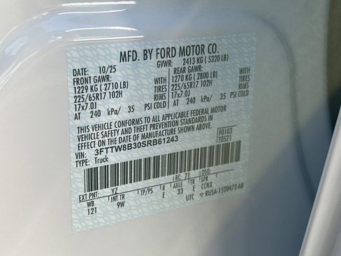 New 2025 Ford Maverick XL w/ Equipment Group 101A image 26