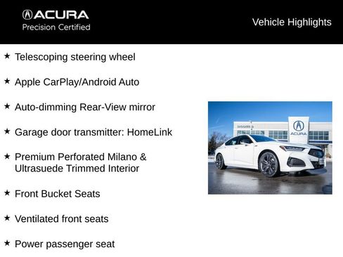 Certified 2023 Acura TLX SH-AWD w/ A-SPEC Pkg image 21