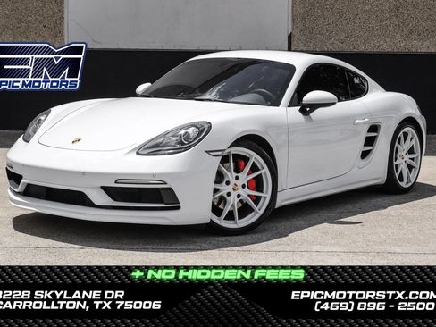 Used 2018 Porsche 718 Cayman S w/ Sportdesign Package RWD image 1