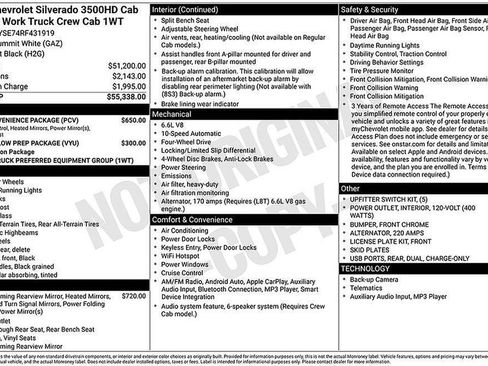 Used 2024 Chevrolet Silverado 3500 W/T w/ WT Convenience Package image 8