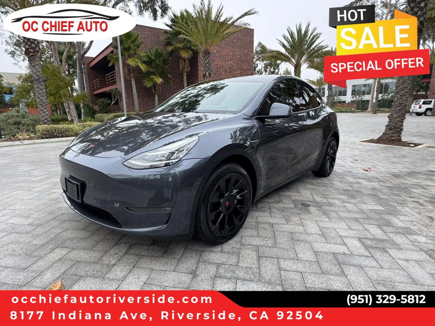 Used 2022 Tesla Model Y Long Range AWD/4WD image 1