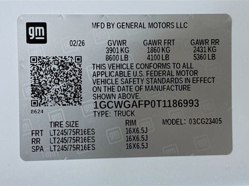 New 2026 Chevrolet Express 2500 w/ Driver Convenience Package RWD image 28