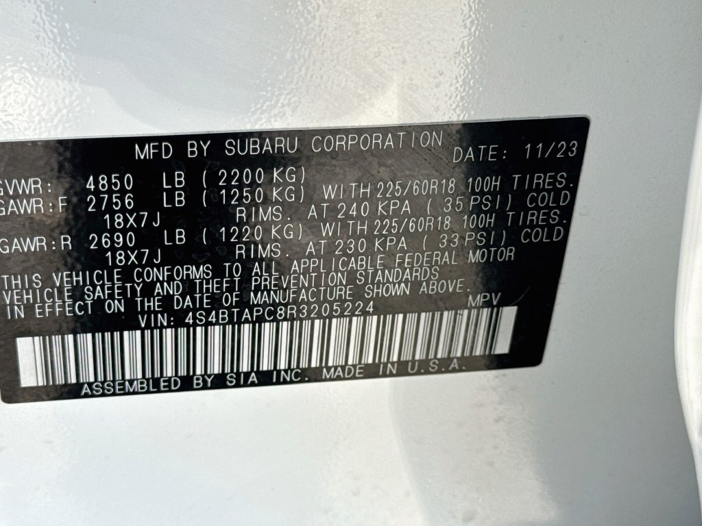Certified 2024 Subaru Outback Touring AWD/4WD image 41