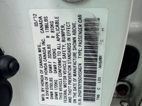 Used 2012 Honda Civic EX-L image 31