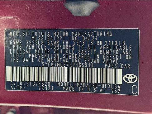 Used 2024 Toyota Corolla LE image 31