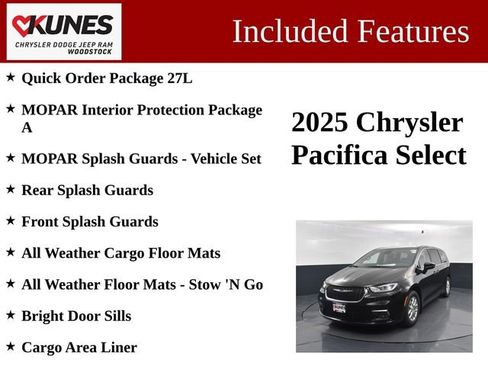 New 2025 Chrysler Pacifica Select image 3