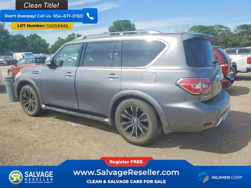 Used 2017 Nissan Armada Platinum w/ Captain Seat Package AWD/4WD image 3